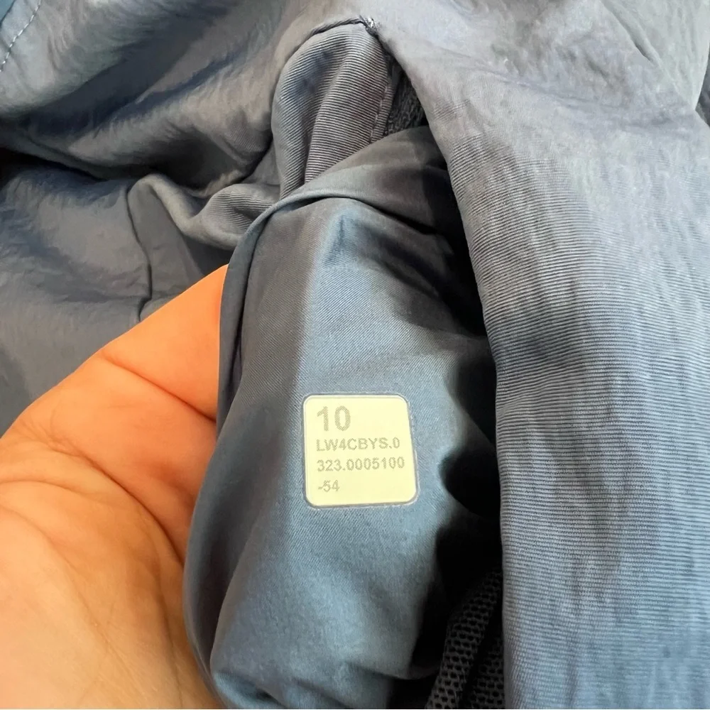 Lululemon Non-Stop Bomber Jacket Reversible Blue Size 10 Athleisure Outdoor